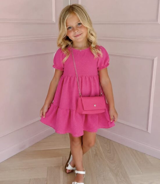 6 Set Box Girl's Dresses + Bag (Choice of colour) size MIX